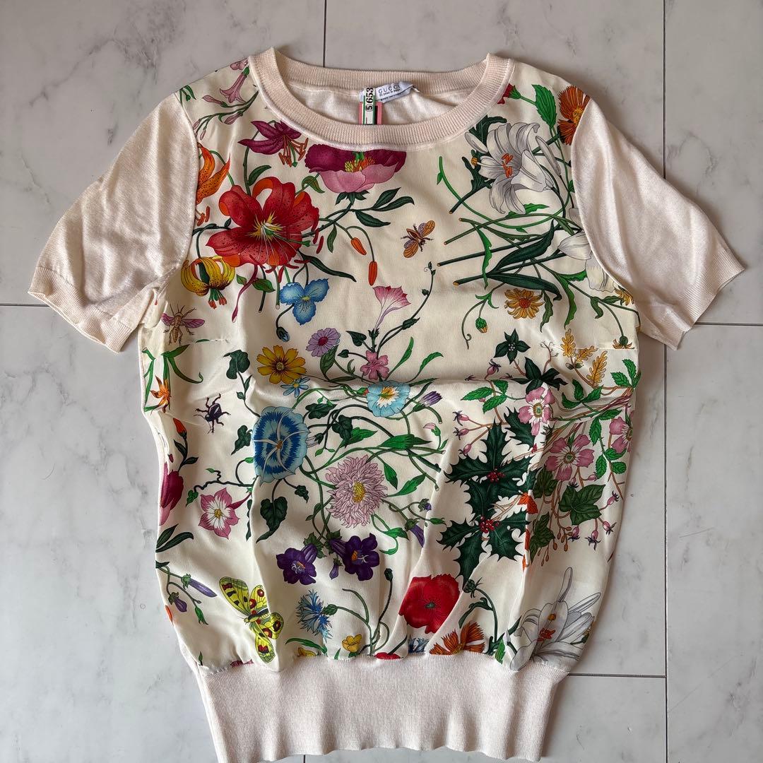 GUCCI 花柄 半袖トップス