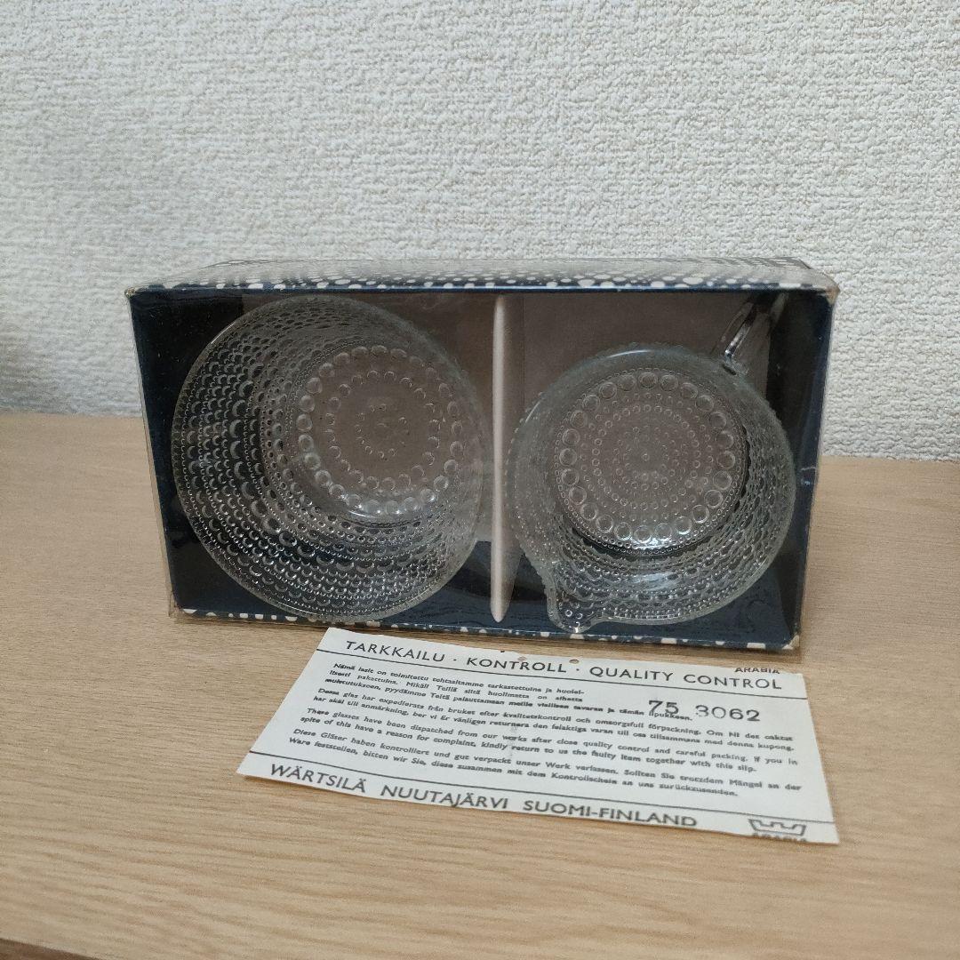 ヌータヤルヴィ　カステヘルミ　クリーマー　シュガーボウル　箱あり　ビンテージ