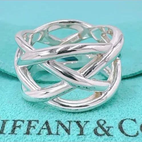オールドティファニー ケルティックノット リング 13号 美品