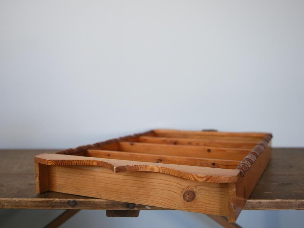 イギリスアンティーク木製ウォールシェルフ/壁掛けラック/飾り棚(91-182)