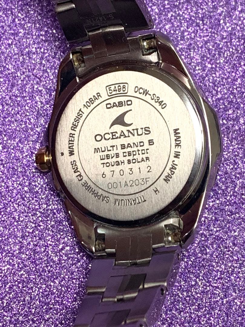 CASIO カシオ OCEANUS オシアナス OCW-S340-7AJF