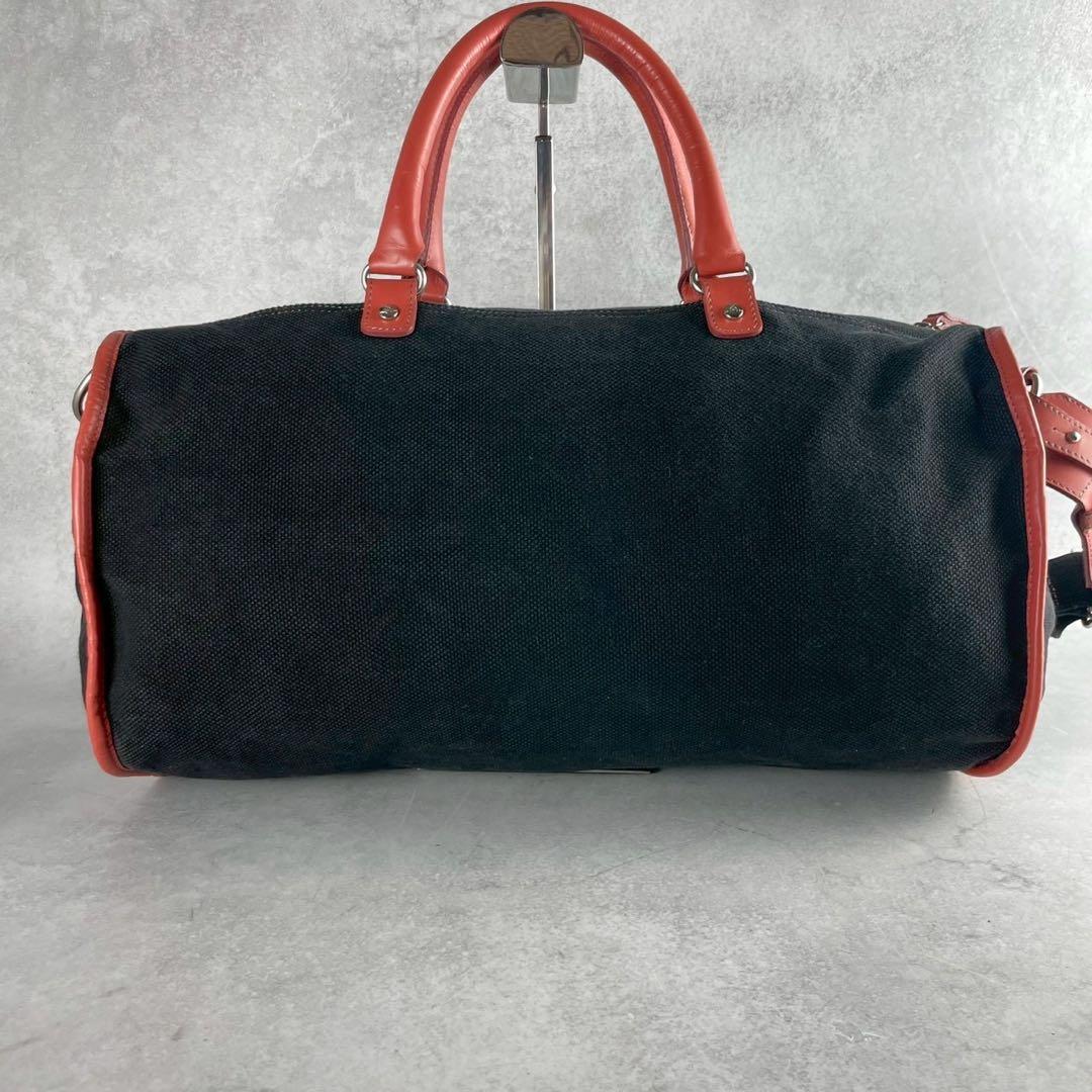 バッグ Vivienne Westwood Logo Boston Bag Canvas