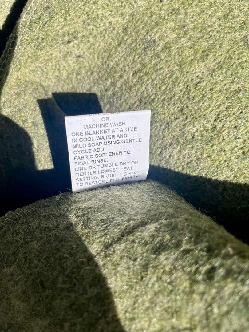 米軍放出未使用品 ROTHCO デッドストックブランケット US 米国製 ④