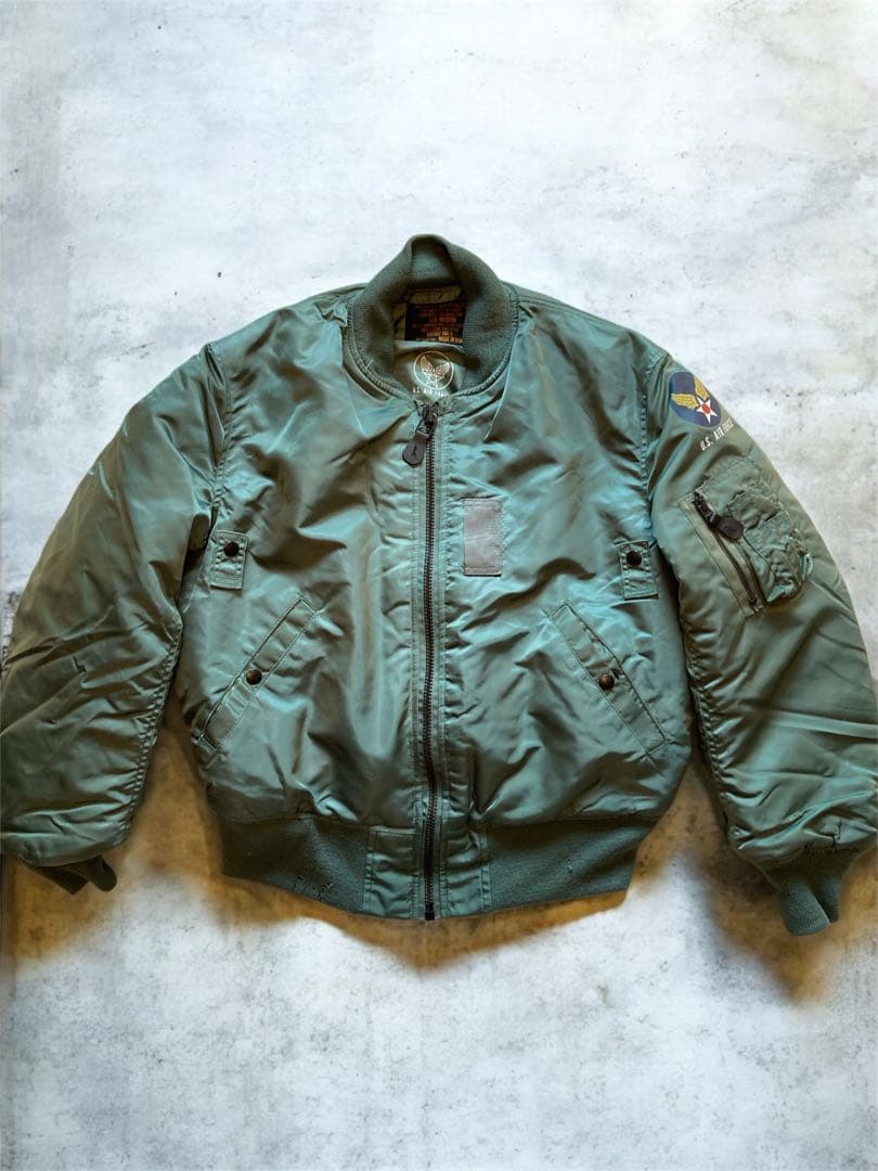 MA-1 フライトジャケット USA製 U.S.AIR FORCE グリーン M