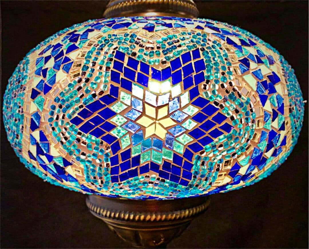 【30%OFF 期間限定セール 7/25まで】トルコランプ 大（ブルー）61