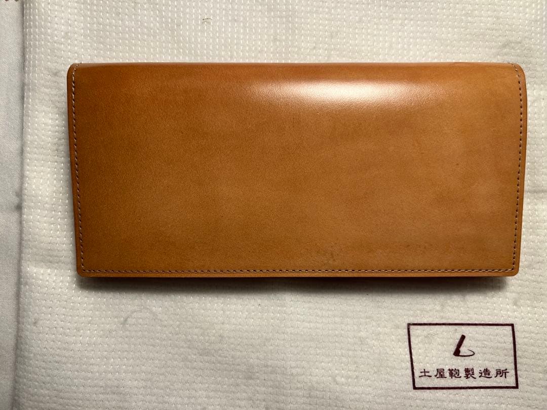 【極美品】土屋鞄 スペシャルコードバン 長財布 ナチュラル 希少限定品