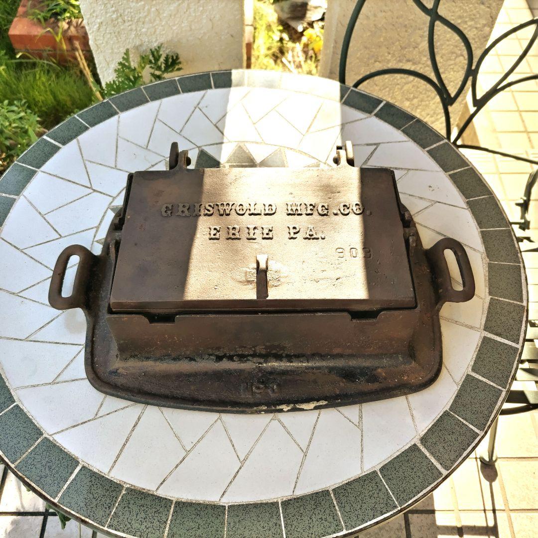 アンティーク グリスウォルド ワッフルアイロン ERIE PA No.909