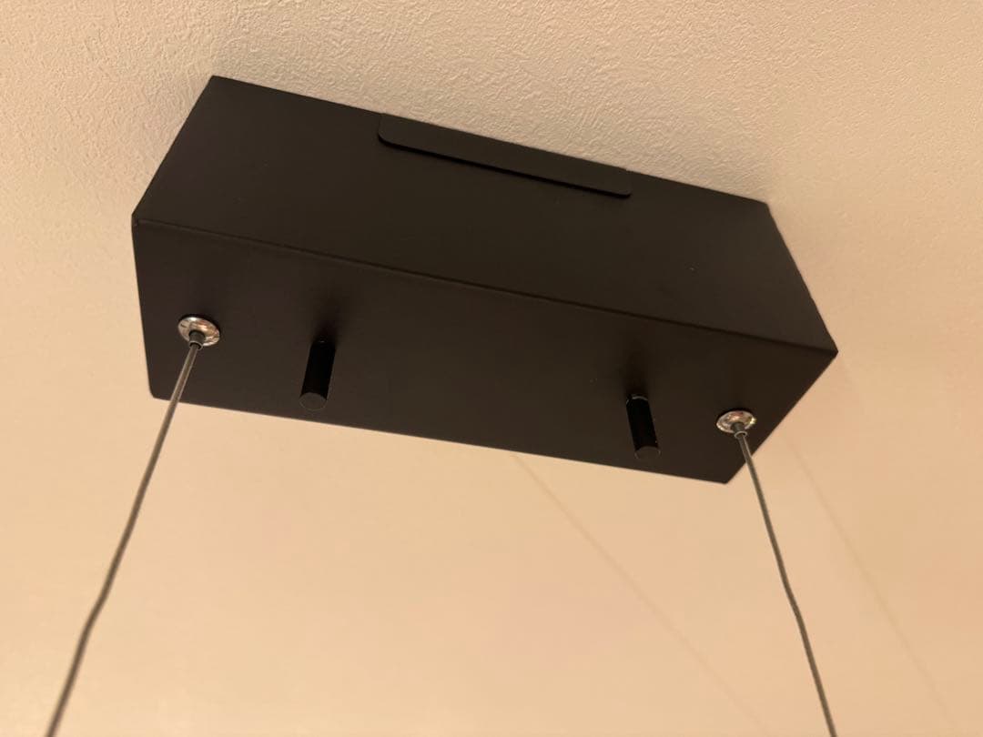 Bridge90 LED-pendant ブラック + シャンパンゴールド