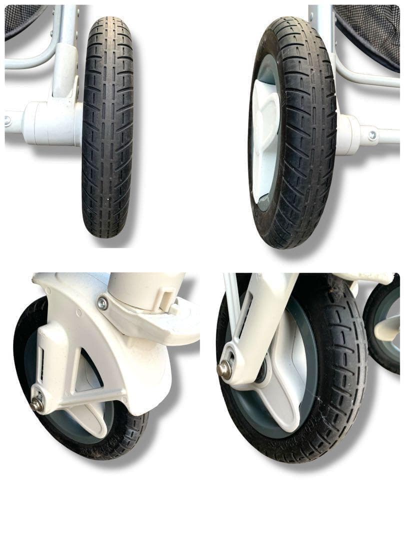 極美品　belecoo ベビーカー チャイルドシート グレー　ベビーキャリー