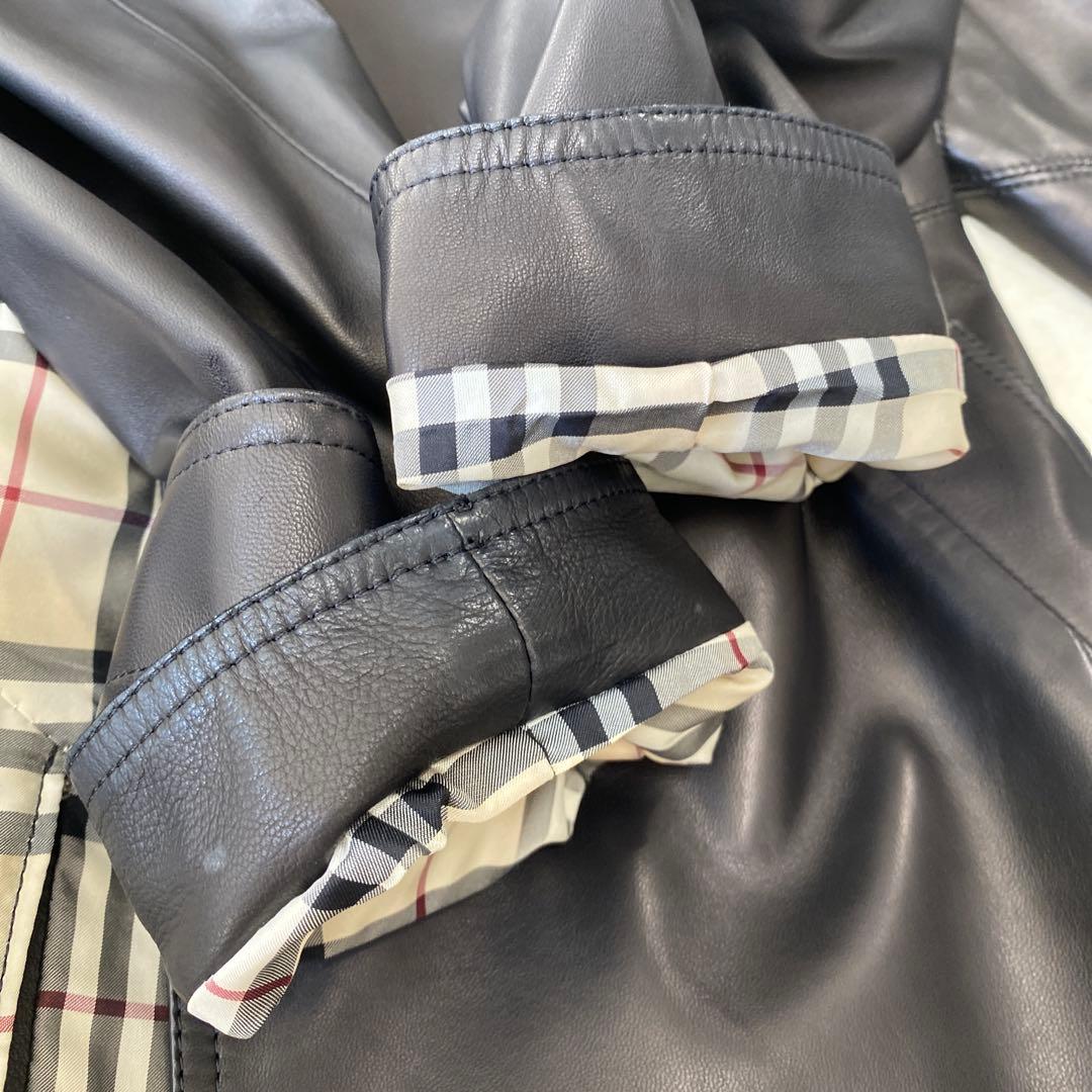 バーバリー ロンドン ラムレザー トレンチコート スカート 2点セット