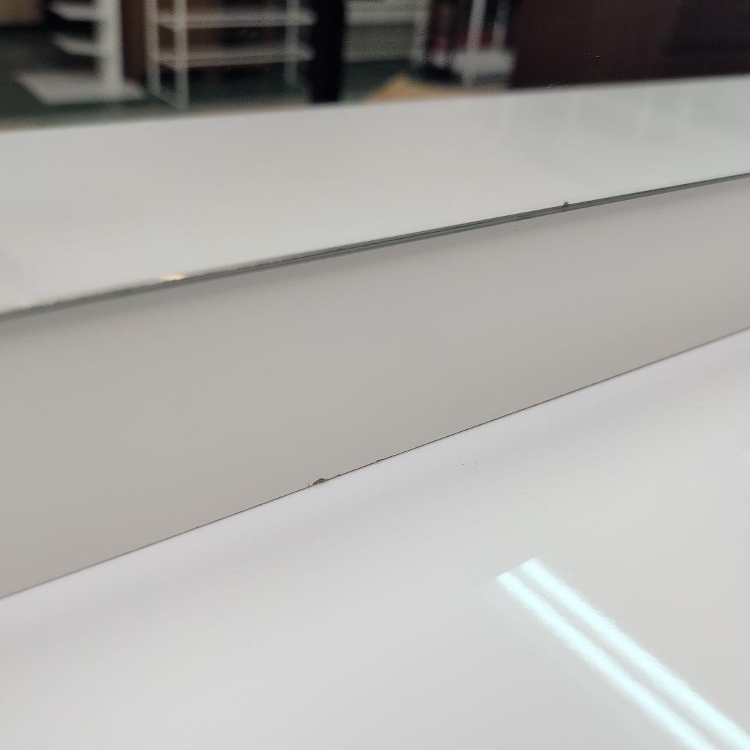 ディノス dinos ホワイトドレッサー LEDミラー付き