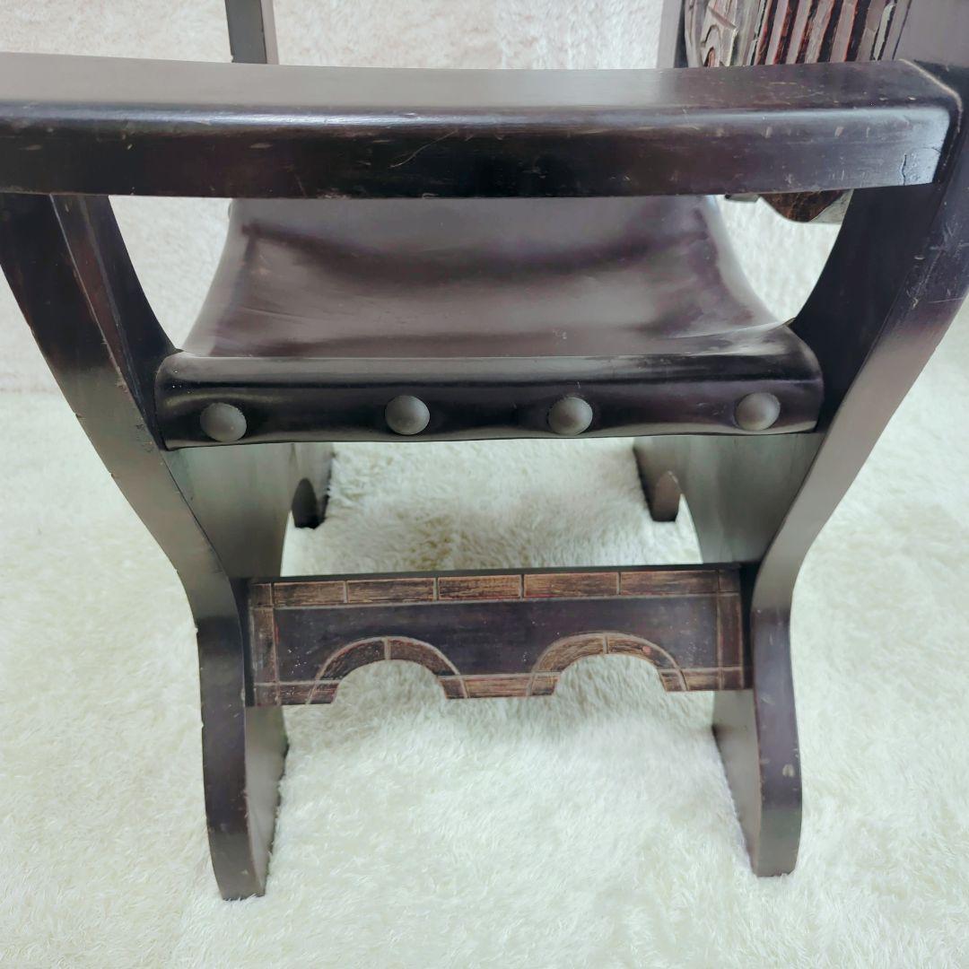 Valencia (バレンシア) ウッドアンティークチェア ブラウン