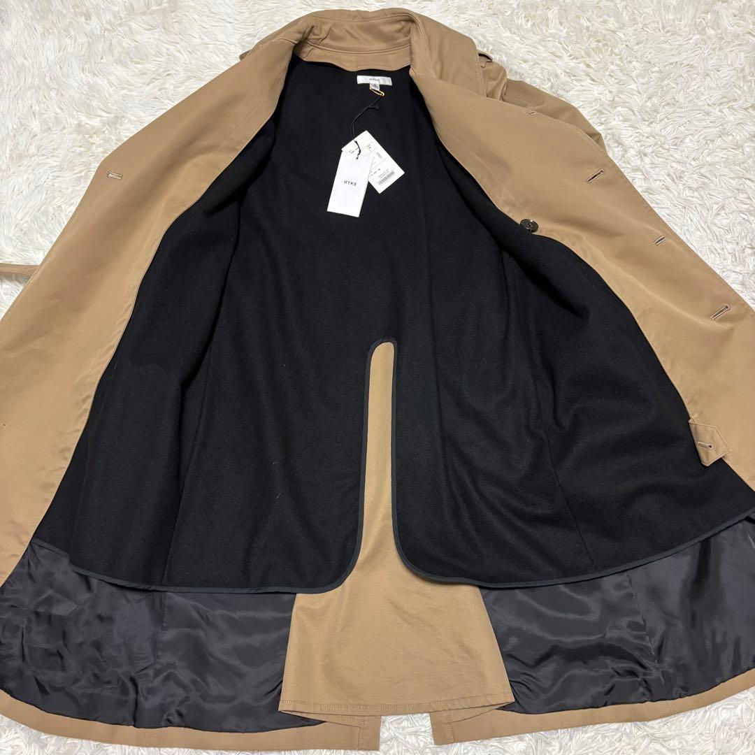 メイ様 HYKE トレンチコート ライナー付き ベルト 2WAY ベージュ M