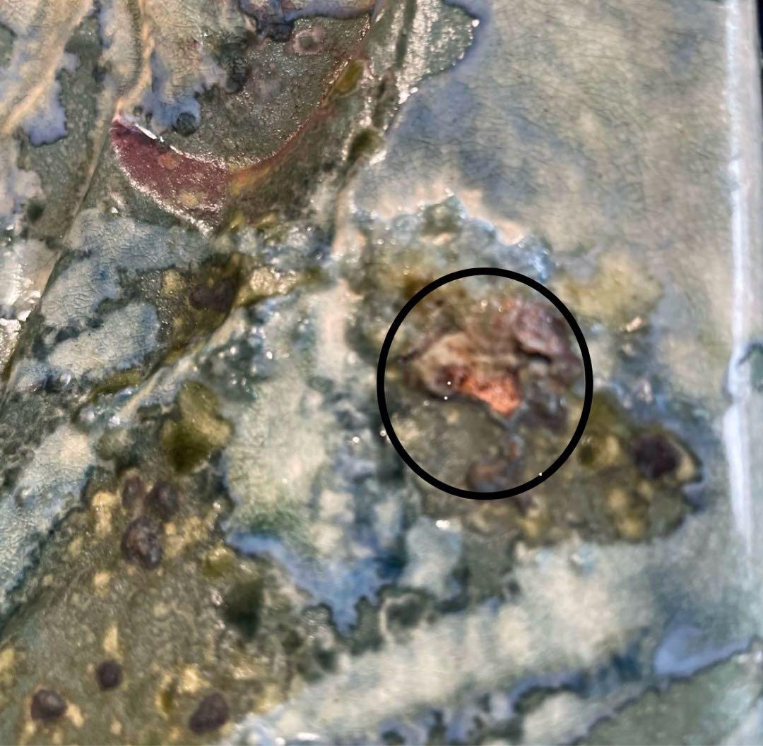 トニー・エヴァンス サイン入り 大型 楽焼 カリフォルニア セラミック