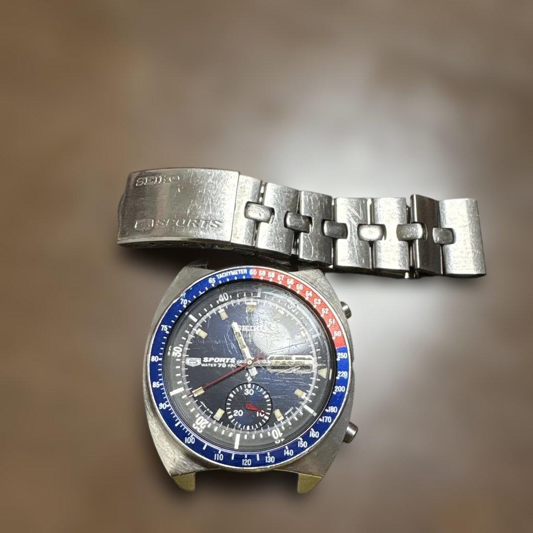T*I様 SEIKO スポーツ70 自動巻き時計 タキメーター付き