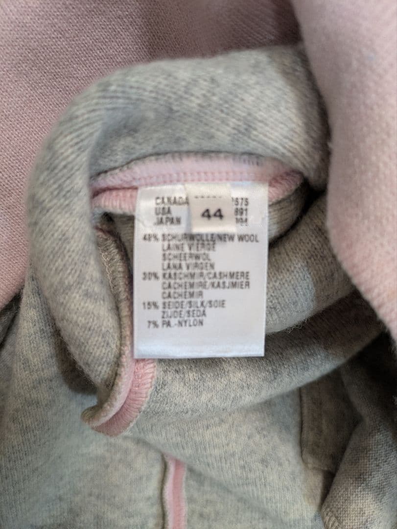 美品 1回着用　ESCADA ウール シルク　カシミヤ セーター　サイズ44