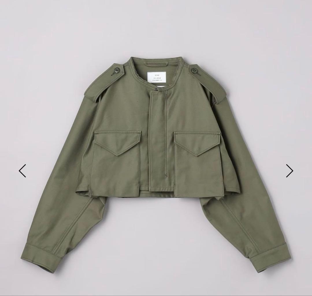 HYKE M51クロップドジャケット