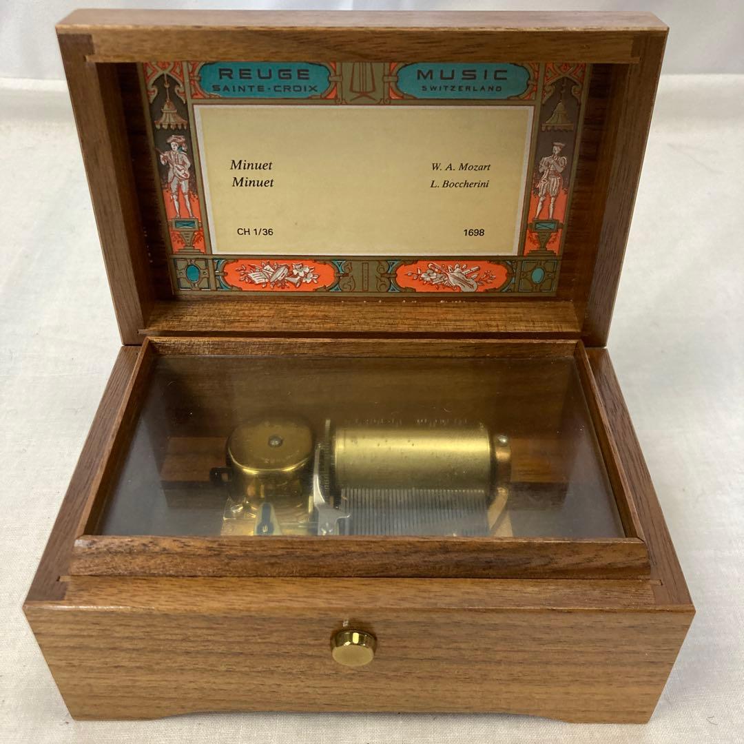 1205パ リュージュ 36弁 オルゴール Reuge メヌエット Minuet