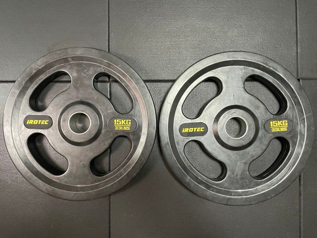 【出品②】IROTECオリンピックプレートオールラバー仕様穴径51mm