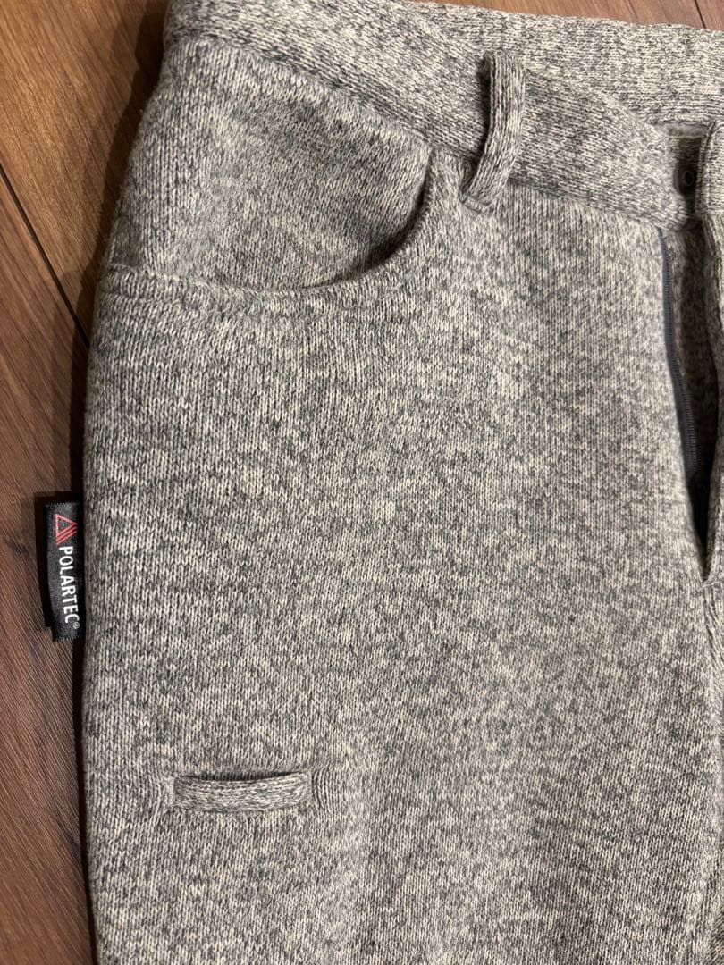 ビームスゴルフ　ポーラテック　メンズパンツ Mサイズ　グレー　フリース