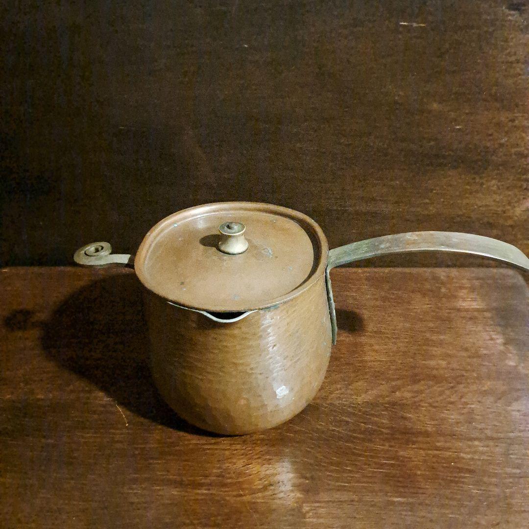 アンティーク　銅鍋