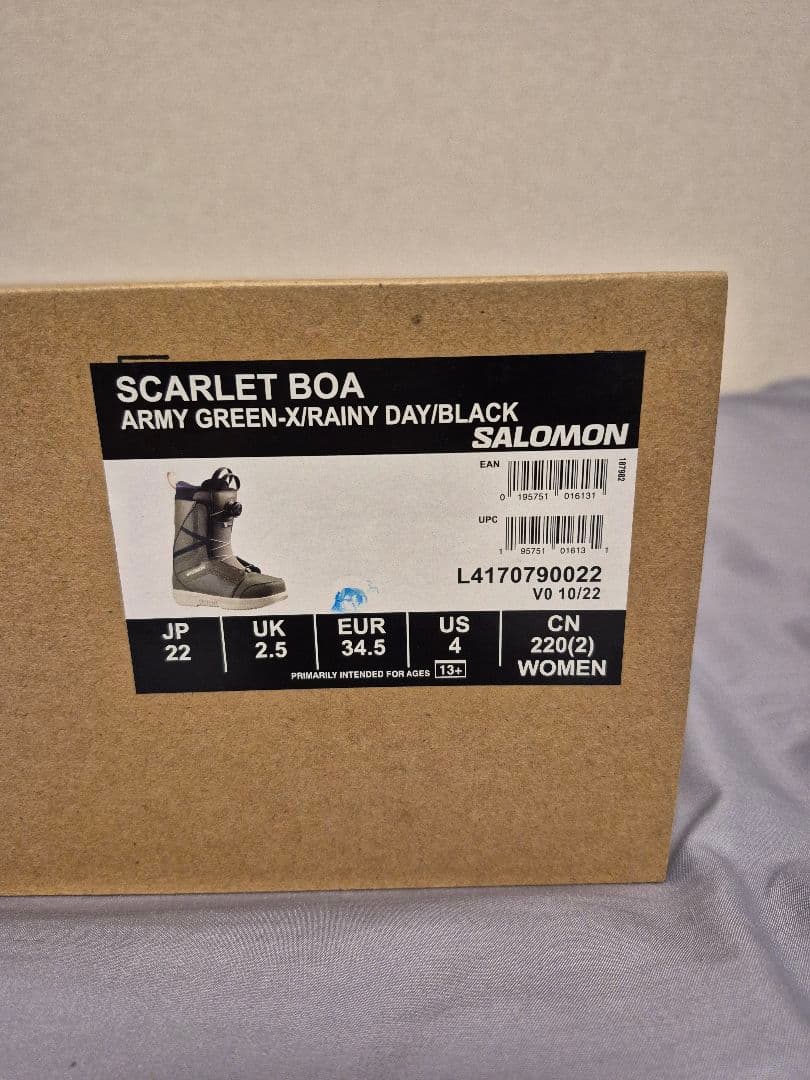 SALOMON SCARLET BOA スノーボード ブーツ レディース