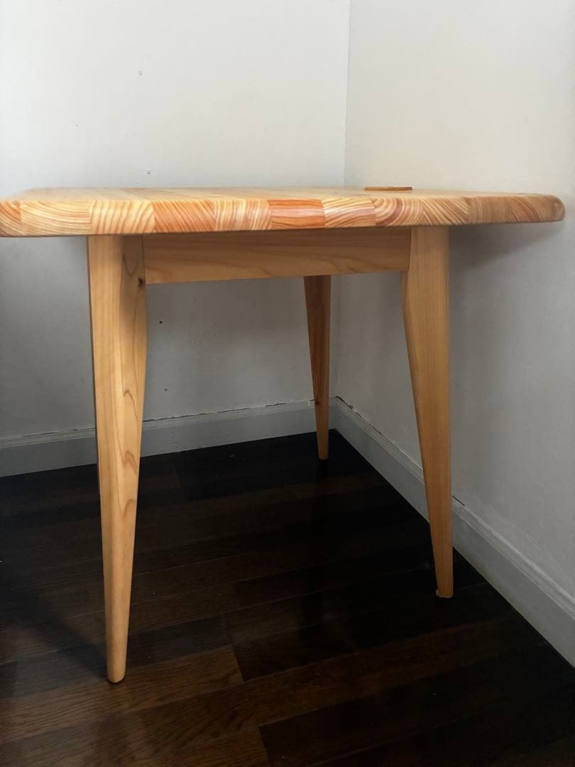 木製サイドテーブル 檜（ヒノキ）無垢材