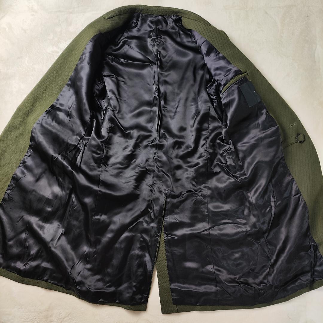 美品　kirov　DOUBLE BELTS CHESTER COAT　緑　1　S