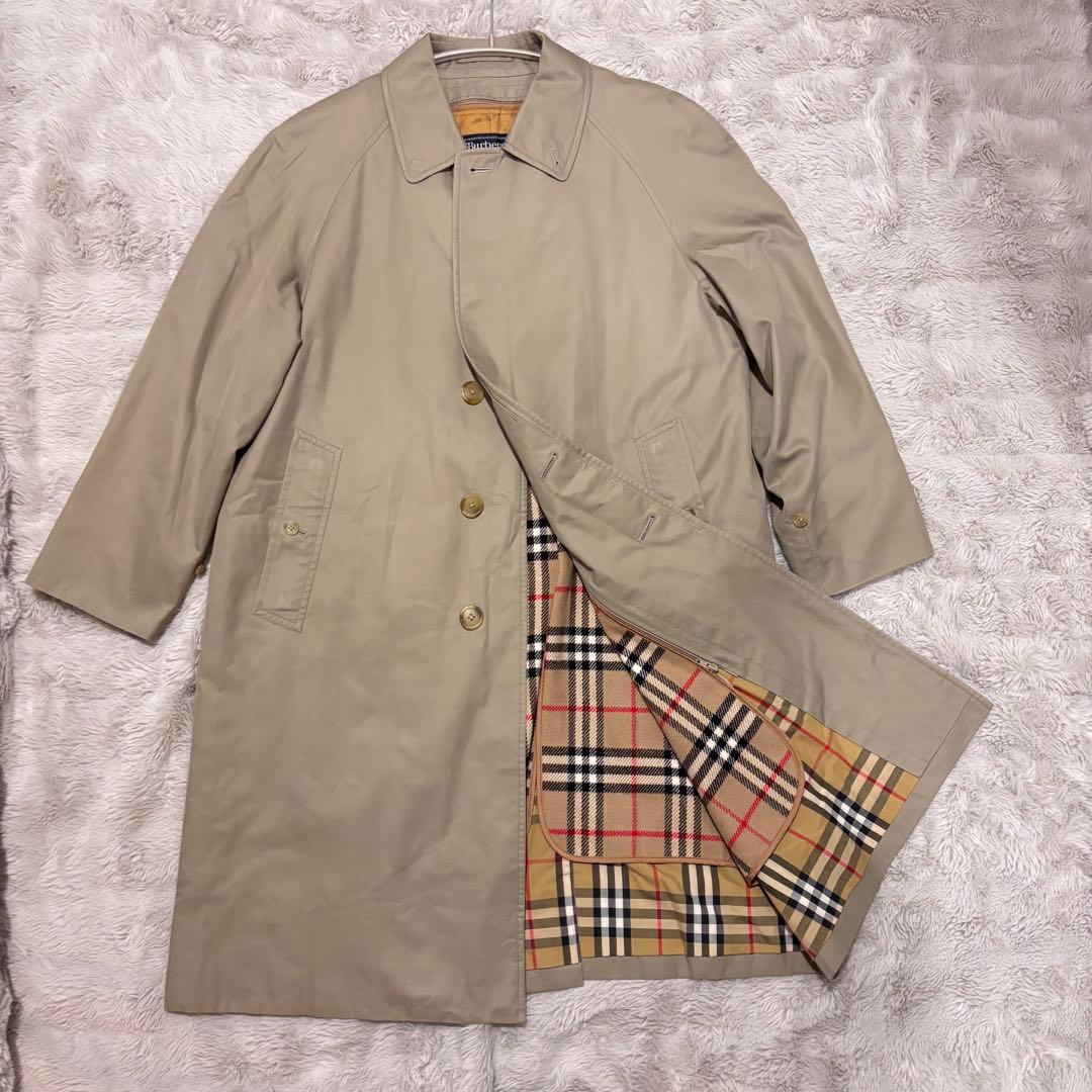 【未使用級】Burberrys ‘ メンズ　ステンカラーコート　ライナー付き