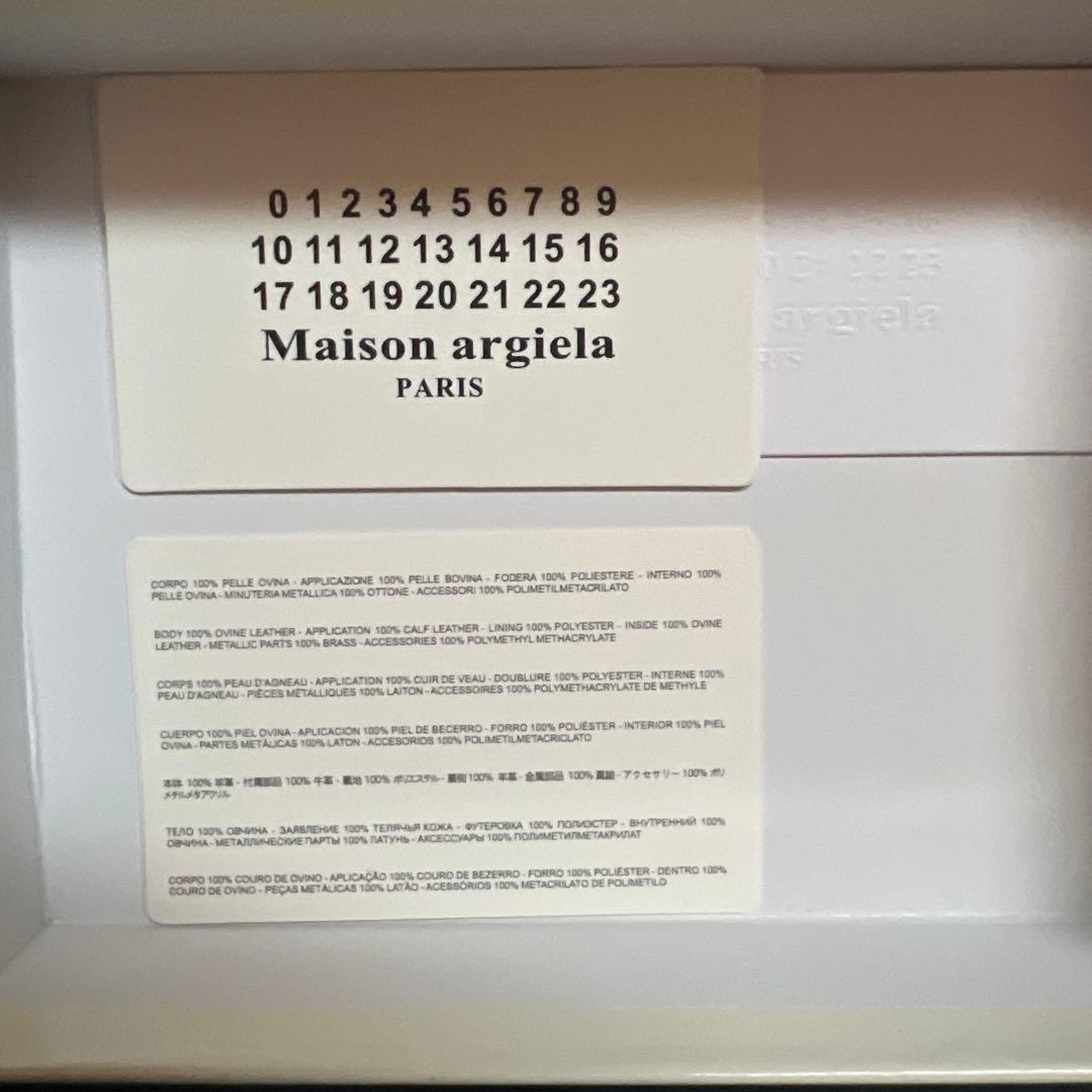 Maison Margiela 三つ折り財布 黒ブラック