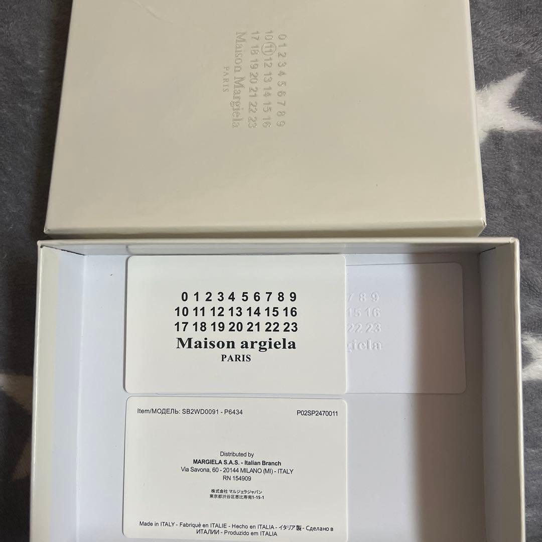 Maison Margiela 三つ折り財布 黒ブラック