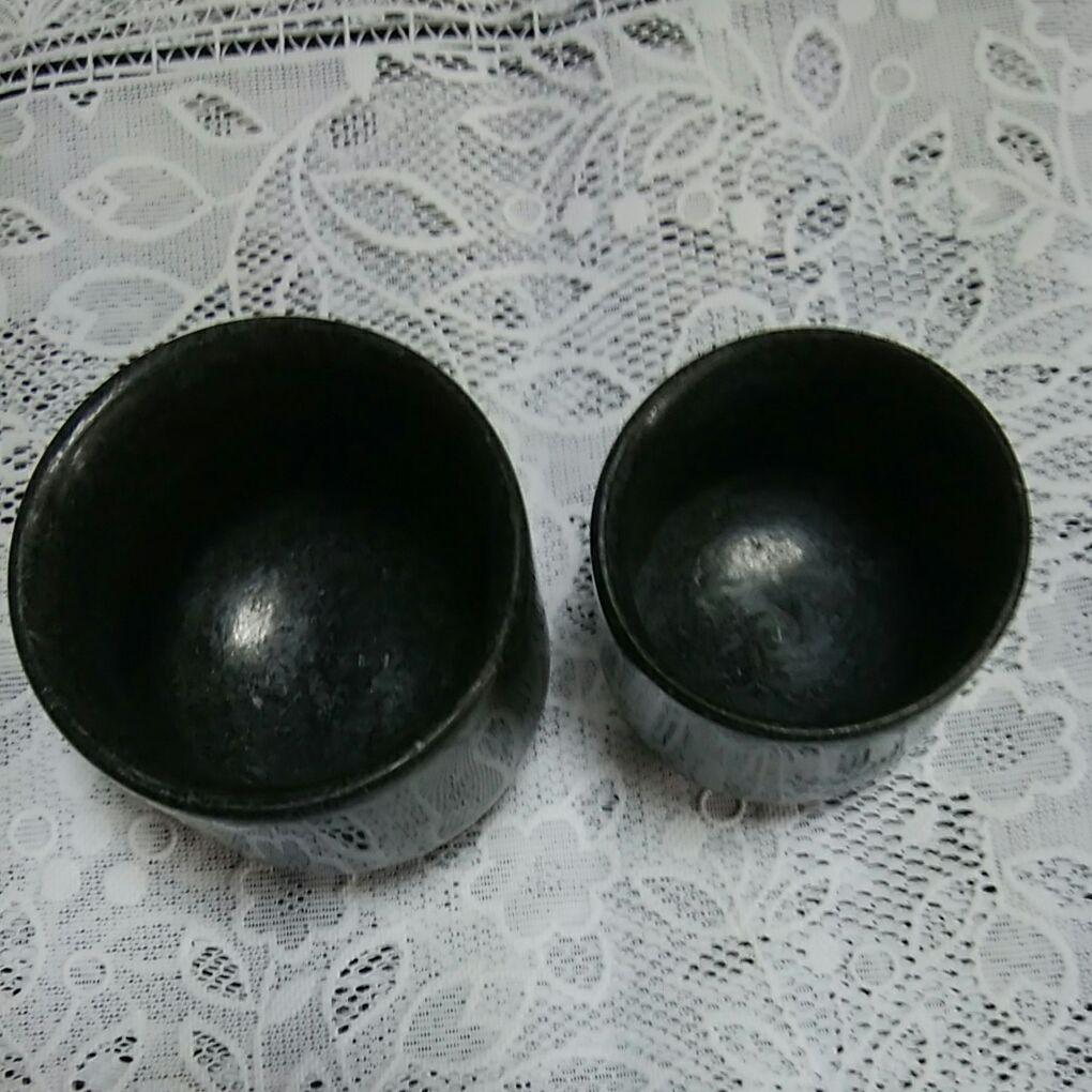 ぐい呑みセット　石製品ハンドメイド