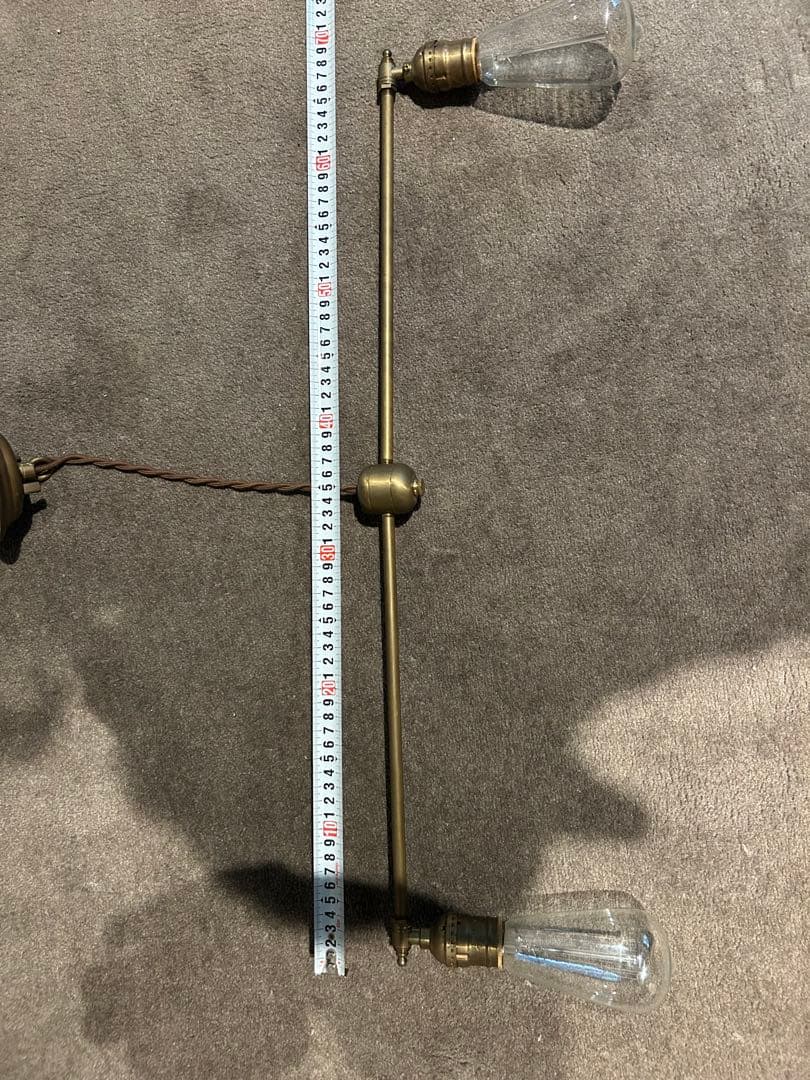 POINT NO.39のオリジナル真鍮ライト2灯