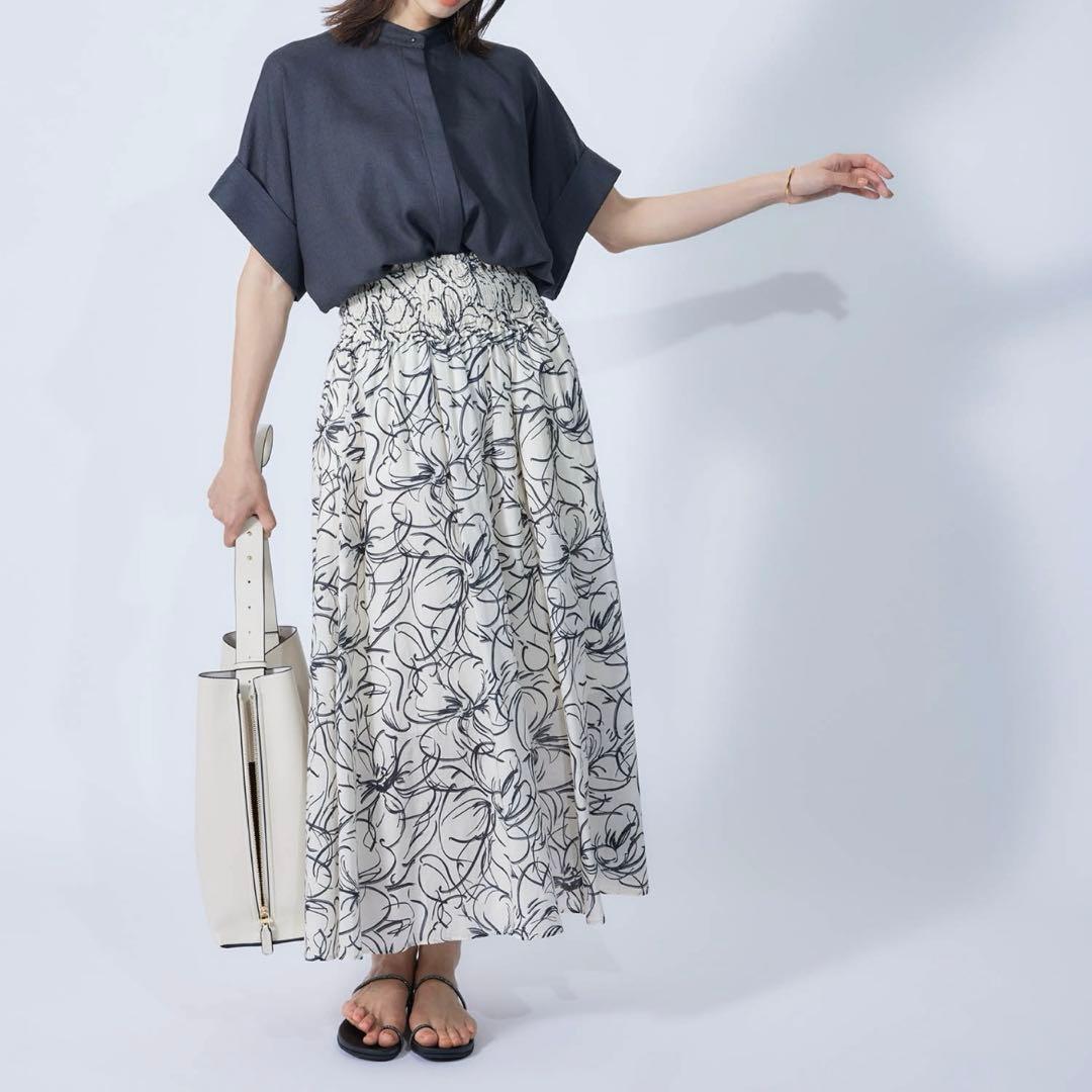 ロペ 【エディター三尋木奈保さんコラボ】セットアップシャツ