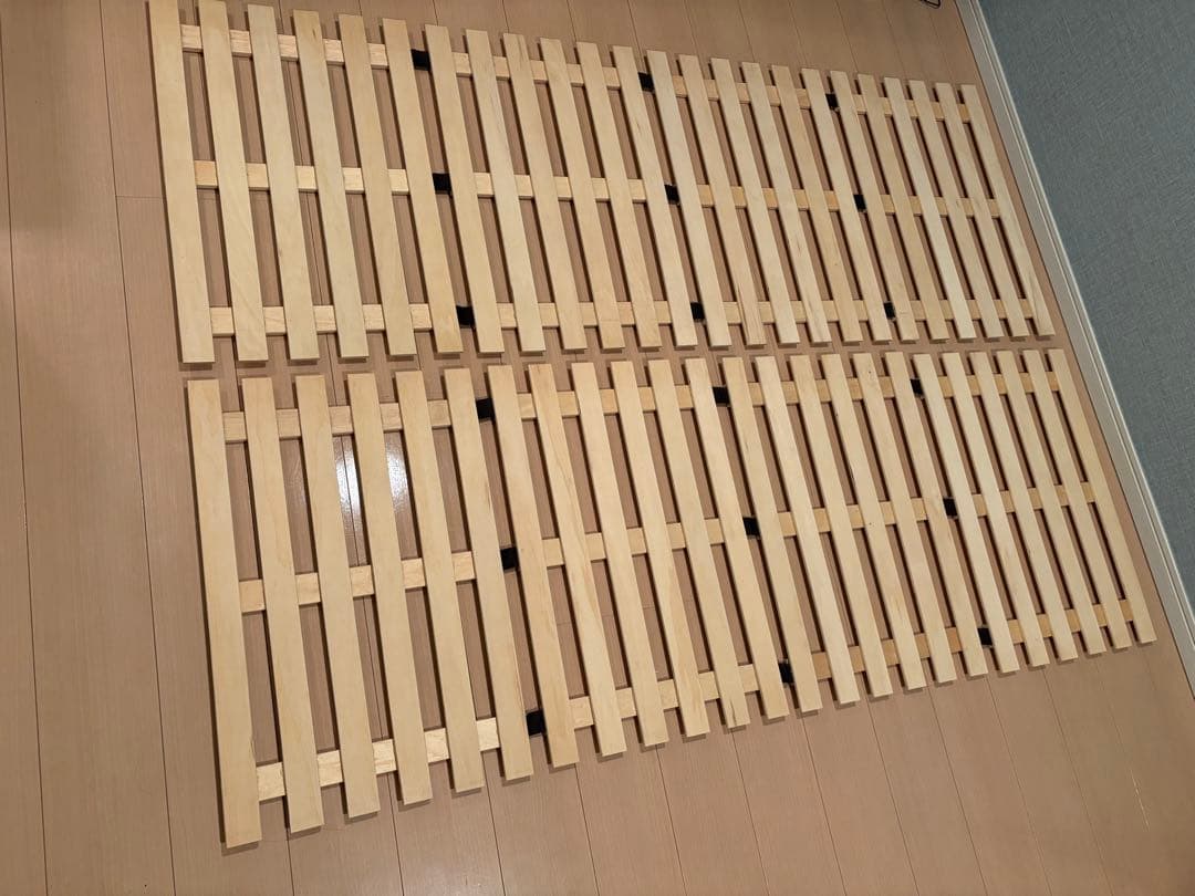 ニトリ　折りたたみすのこベッド1910×700 2枚セット