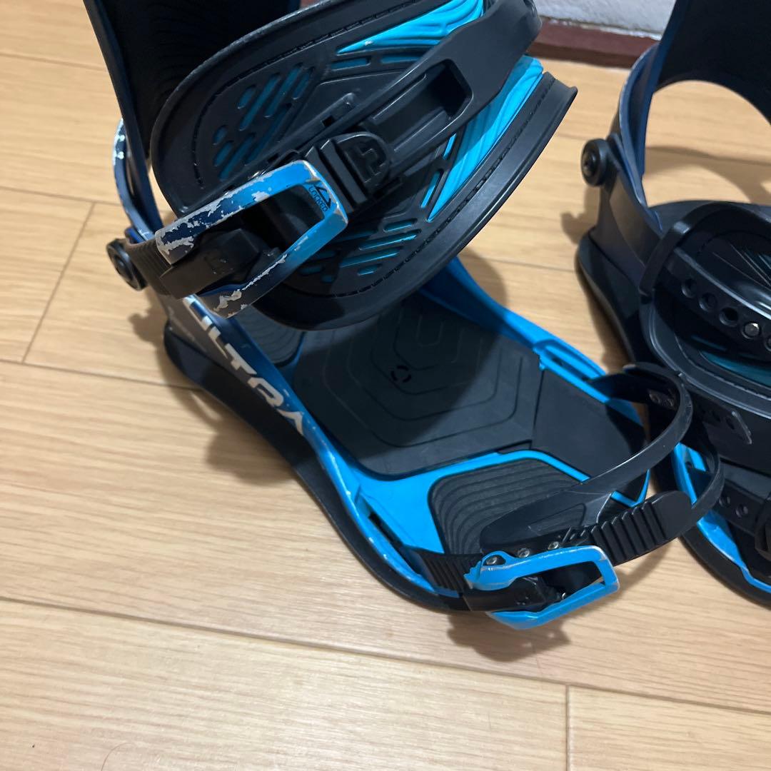 UNION スノーボード ビンディング ネイビー/ブルーMサイズ