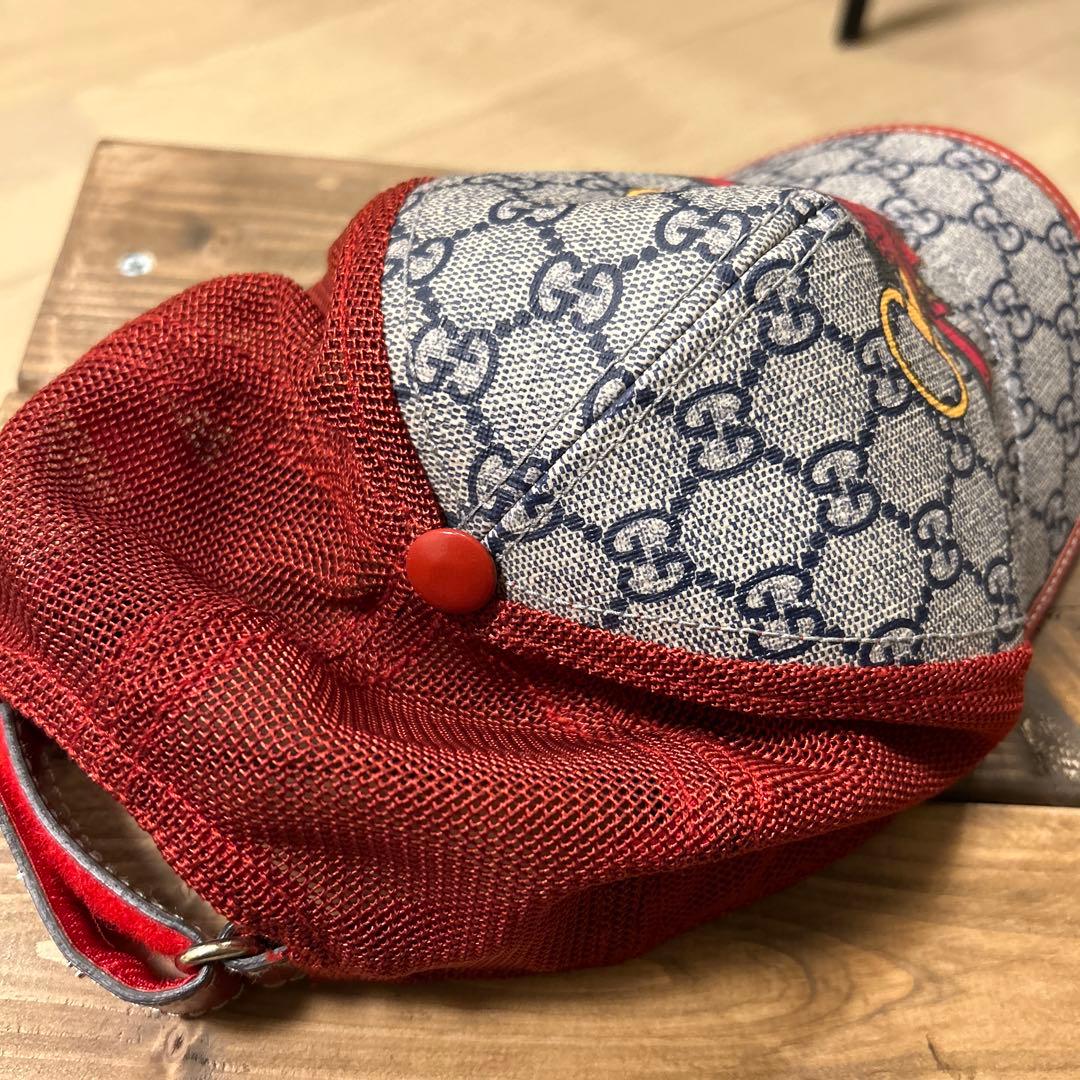 GUCCI CAP グッチ メッシュキャップ ハート ローズ 廃盤 レア 帽子