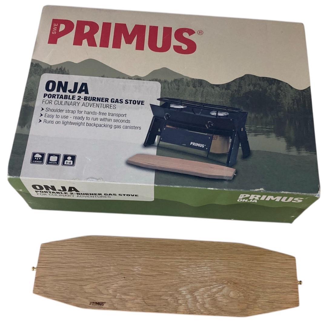 ★未使用★ イワタニ プリムス カートリッジ直結型二口ガスこんろ オンジャ 黒