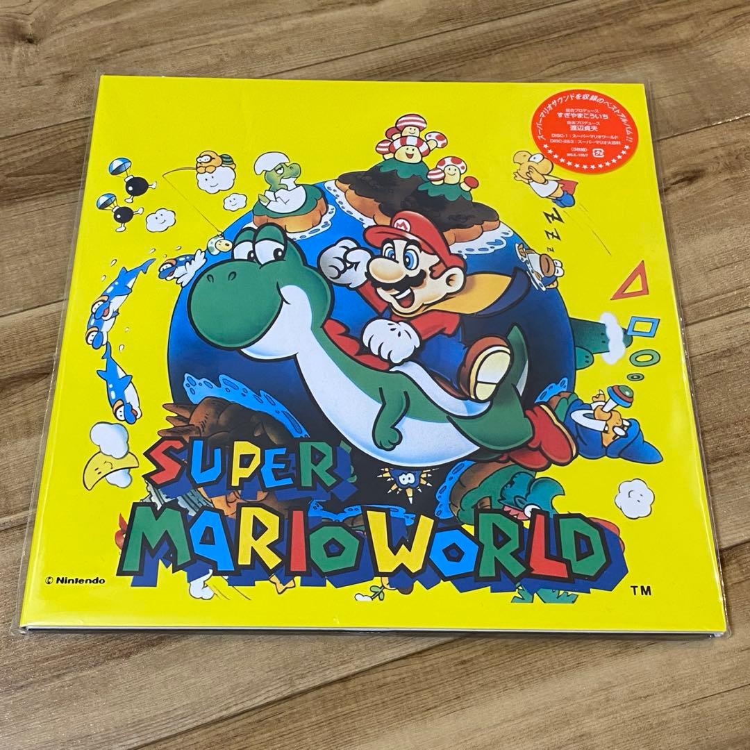 スーパーマリオワールド サントラ レコード アナログ マリオ 美品