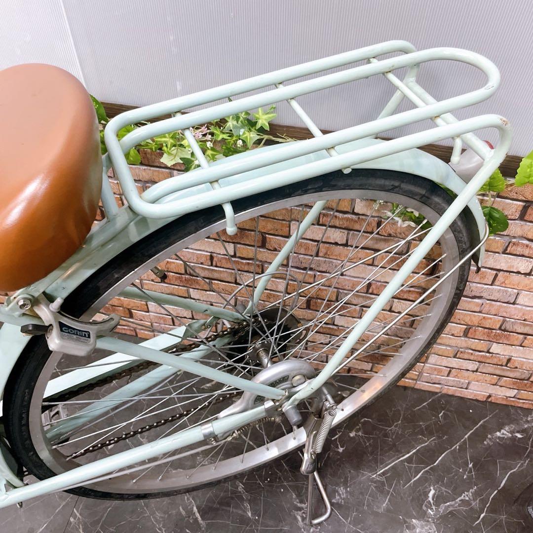 【33】一般車 ママチャリ valeriano グリーン 27インチ