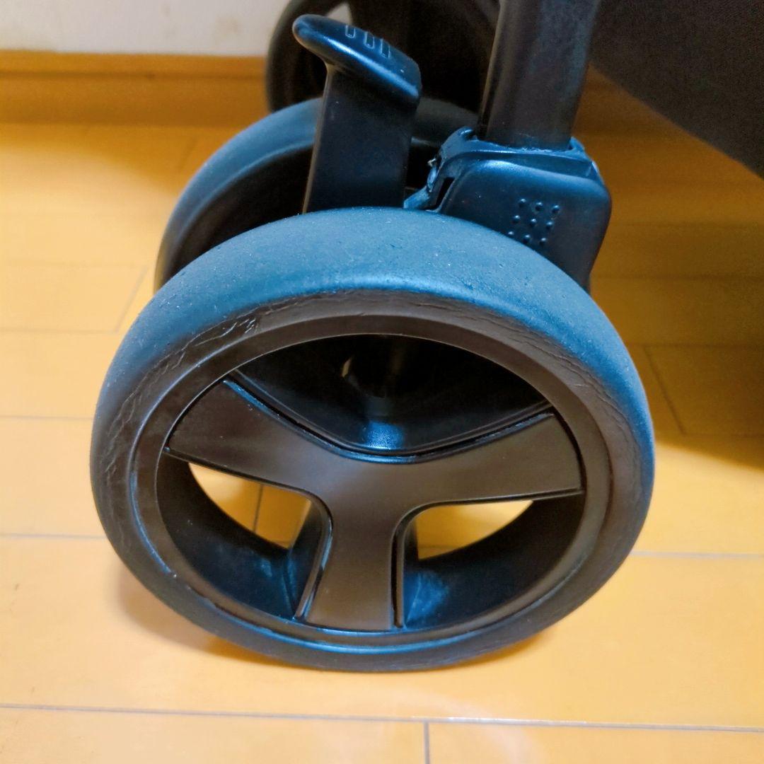 ✨良品✨キンダーワゴン DUOシティHOP 2人乗りベビーカー レインカバー付き