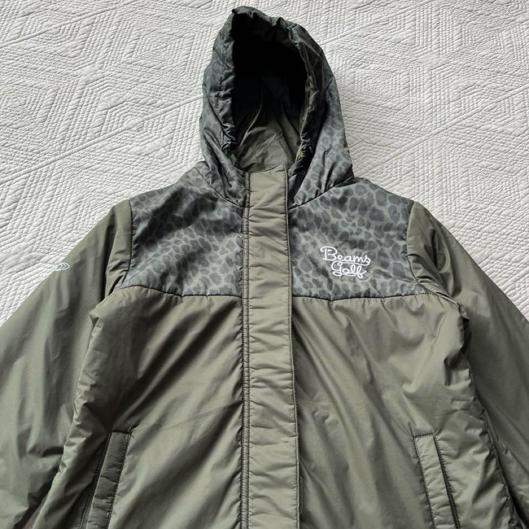 BEAMS GOLF レオパード 中綿ブルゾン