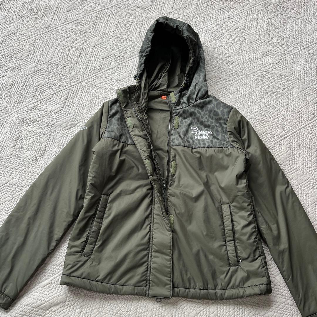 BEAMS GOLF レオパード 中綿ブルゾン