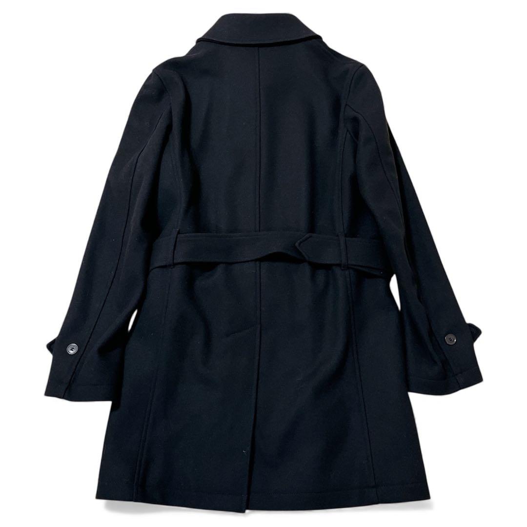 ☆美品☆ マッキントッシュ トレンチコート ブラック 36 ダブル ウール