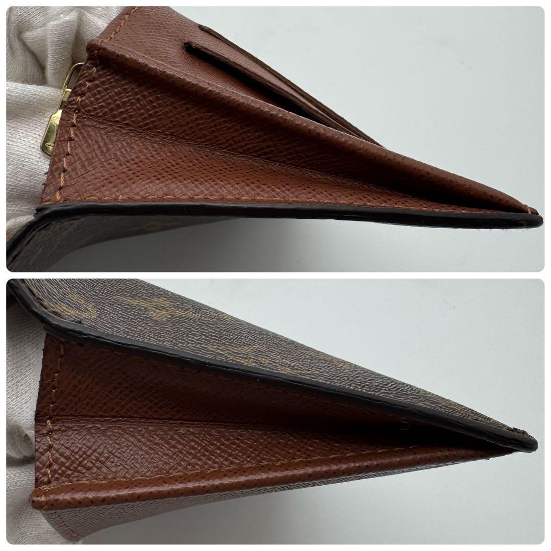 【美品】ルイヴィトン　モノグラム　ポルトフォイユ・ブラザ　長財布　wallet