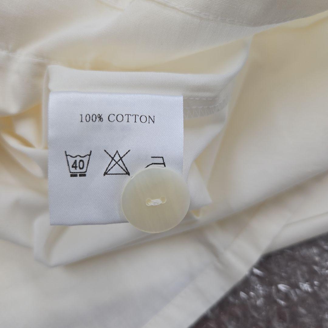 高級パジャマ　上下セット　ホワイト　綿100　長袖　日本製　カッシーナ