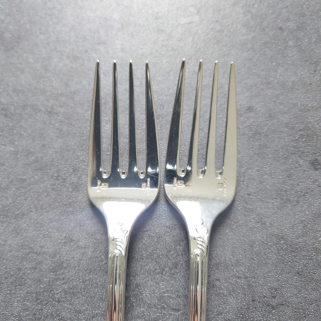希少 美品 クリストフル マルリー サラダフォーク 2点