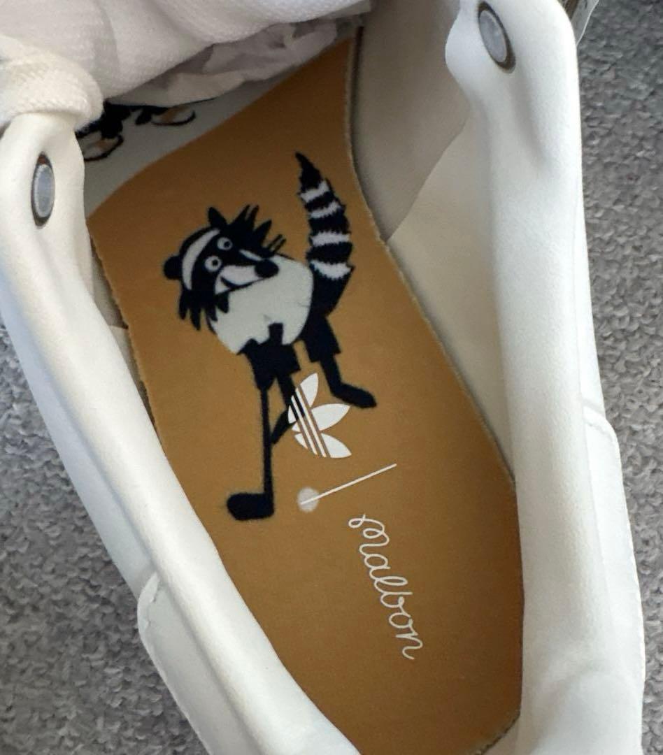 新品　未使用　箱なし　チャーム付き　スタンスミス　マルボンゴルフ25.5cm