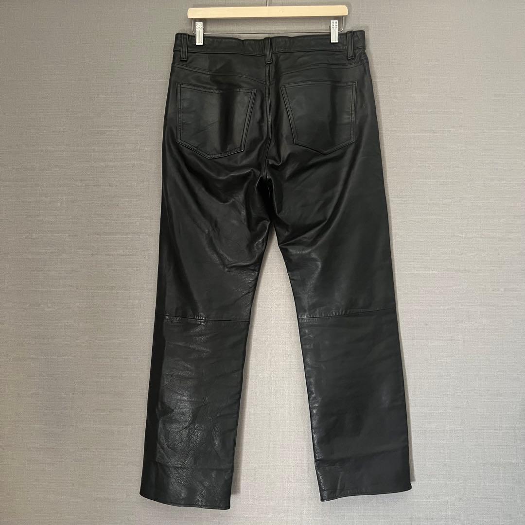 old gap bootfit レザーパンツ ブラック 34 × 32