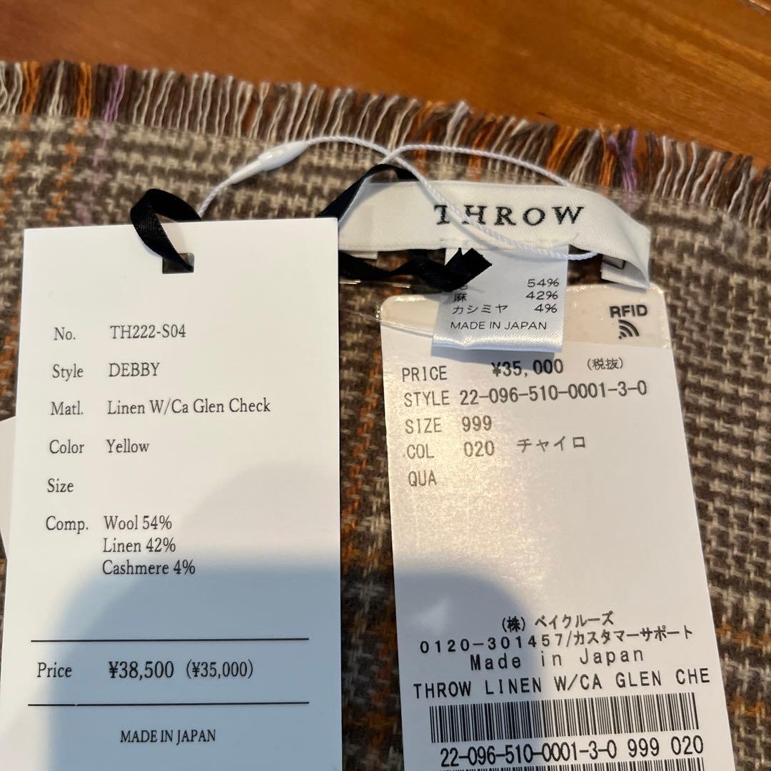 こ*み様 新品タグ付き　THROW スロー　ストール